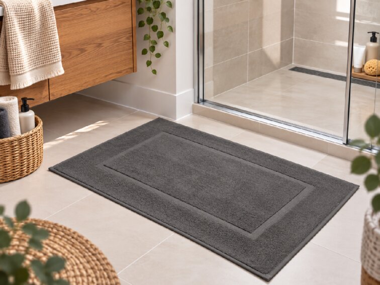 Koupelnová předložka Comfort 50x70 cm - Stříbrná