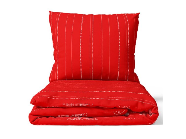 Vánoční Bavlna 140x200+70x90 - Vánoční ozdoby