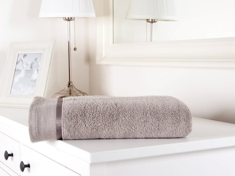 Osuška froté FLUFFY 70x140 - Světle šedá