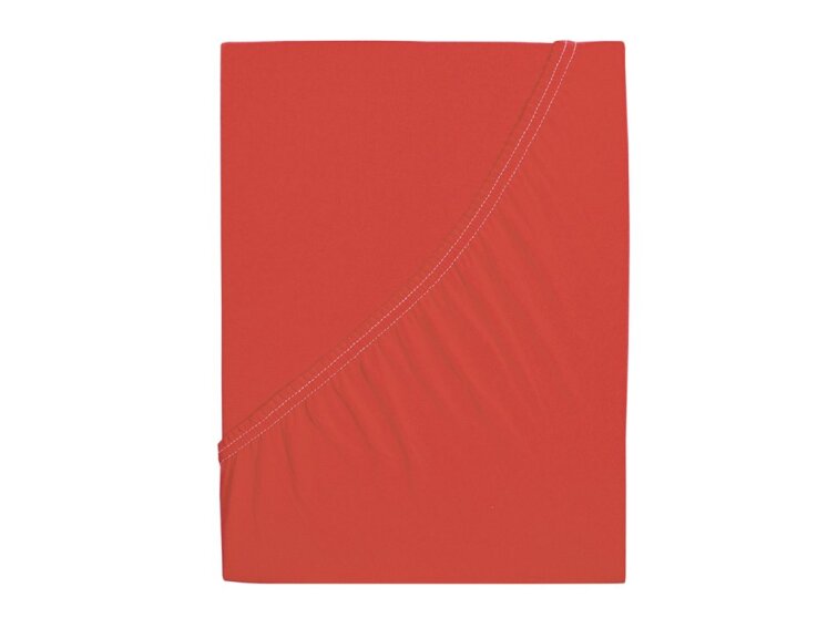 Prostěradlo Jersey bavlna IDEAL - Jahodová