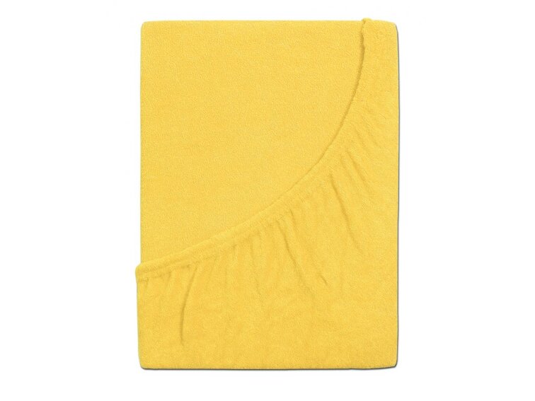 Prostěradlo FROTÉ dětské - Žlutá