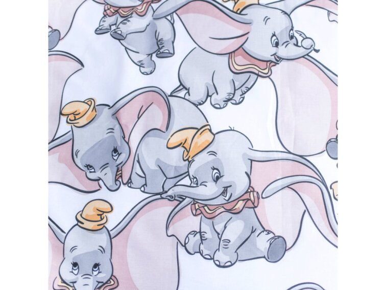 Povlečení Dětské do postýlky 100x135+40x60 - Dumbo Dots