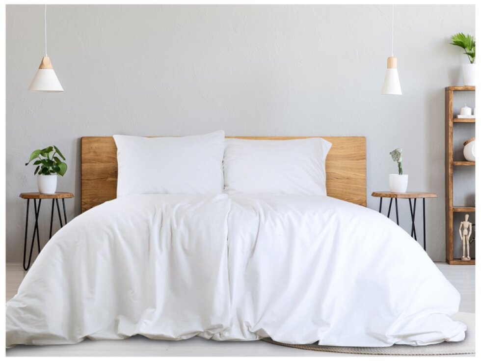 Povlak na POLŠTÁŘ 70x90 Top Hotel 100% bavlna hladká, bez pruhu - bílý