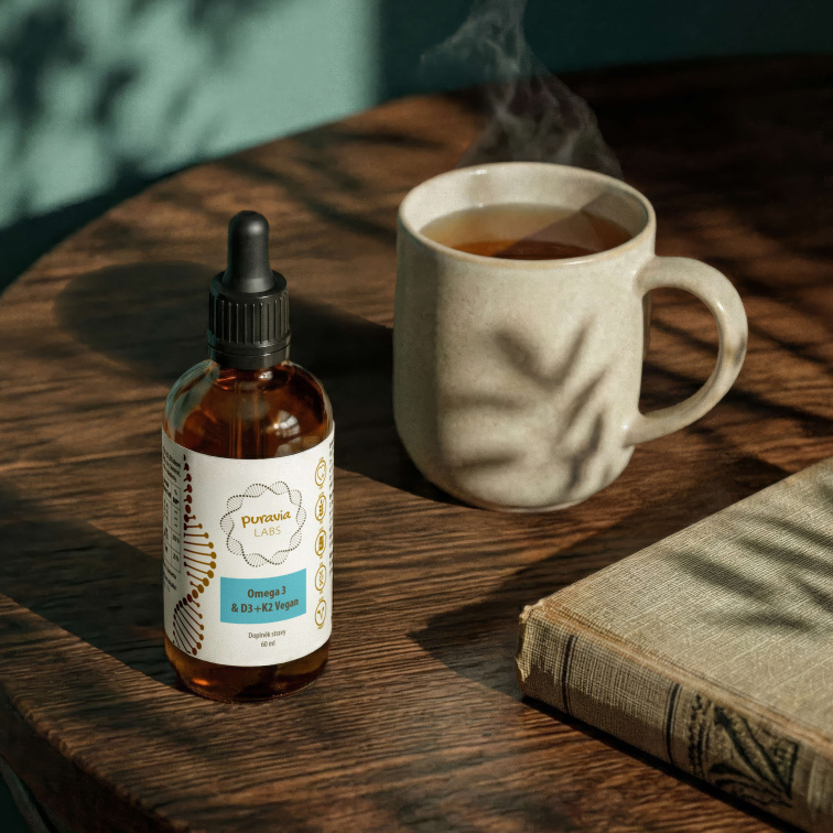Omega 3 & D3 + K2 VEGAN, 60 ml