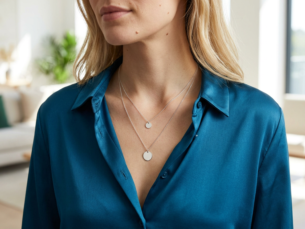 Set náhrdelníků ADRIENNE Silver