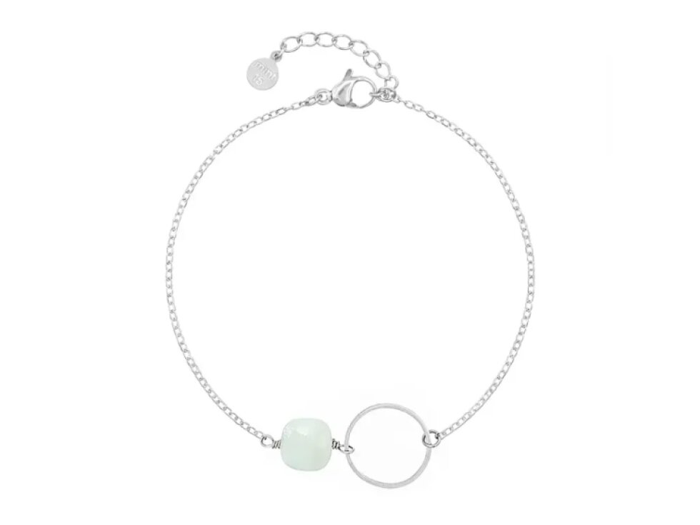 Náramek KARMA s Amazonitem Silver
