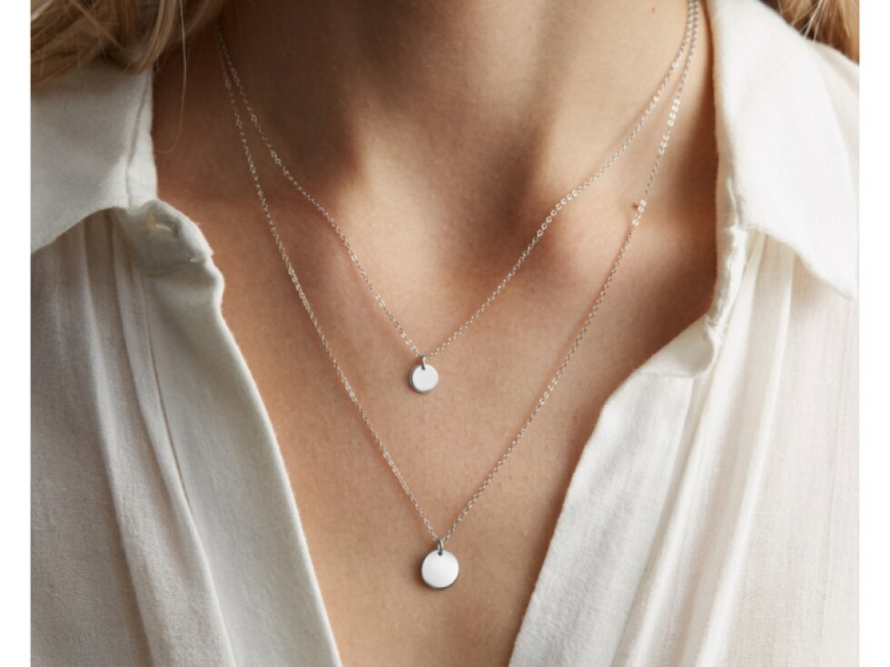 Set náhrdelníků ADRIENNE Silver