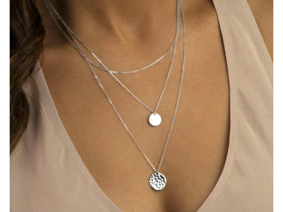Set tří náhrdelníků SERAPHINA Silver