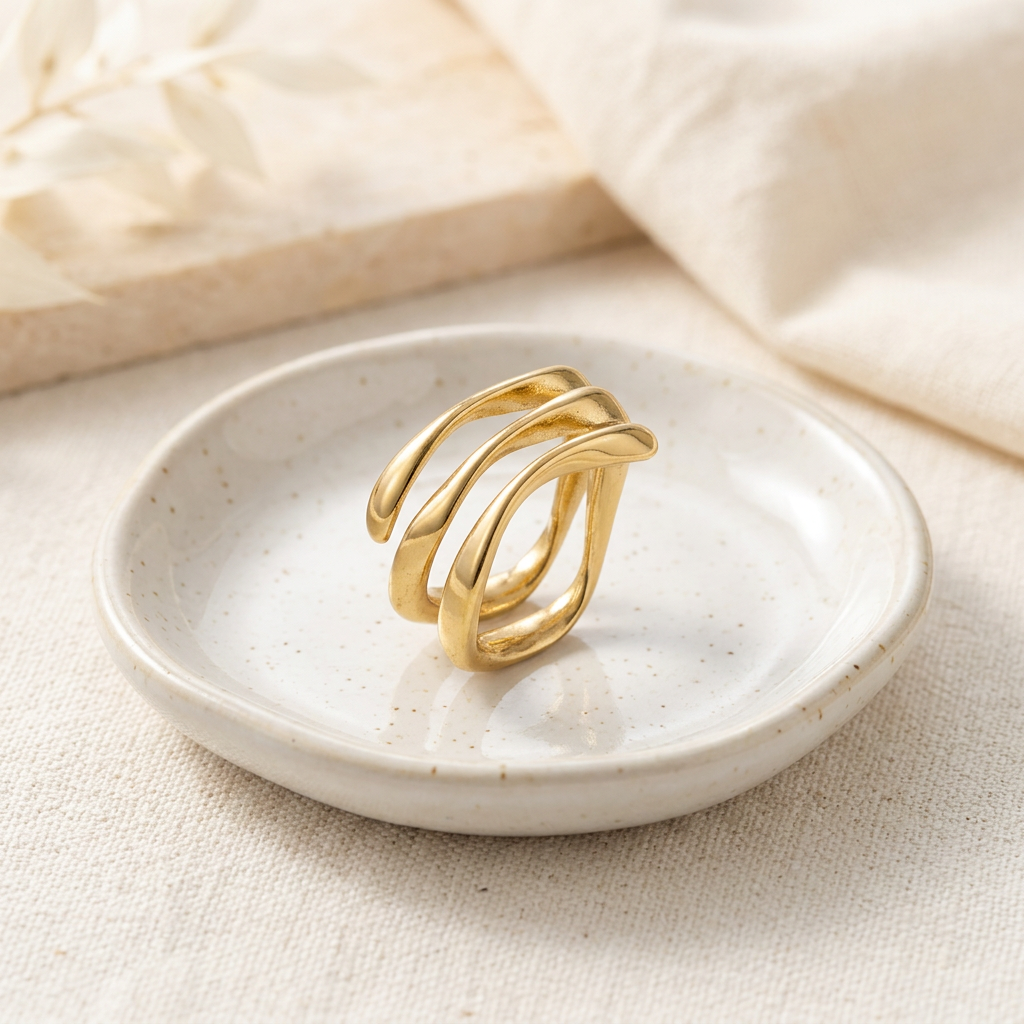 Prsten CÉLINE Gold