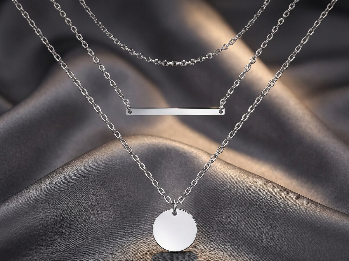 Set náhrdelníků GABRIELLE Silver
