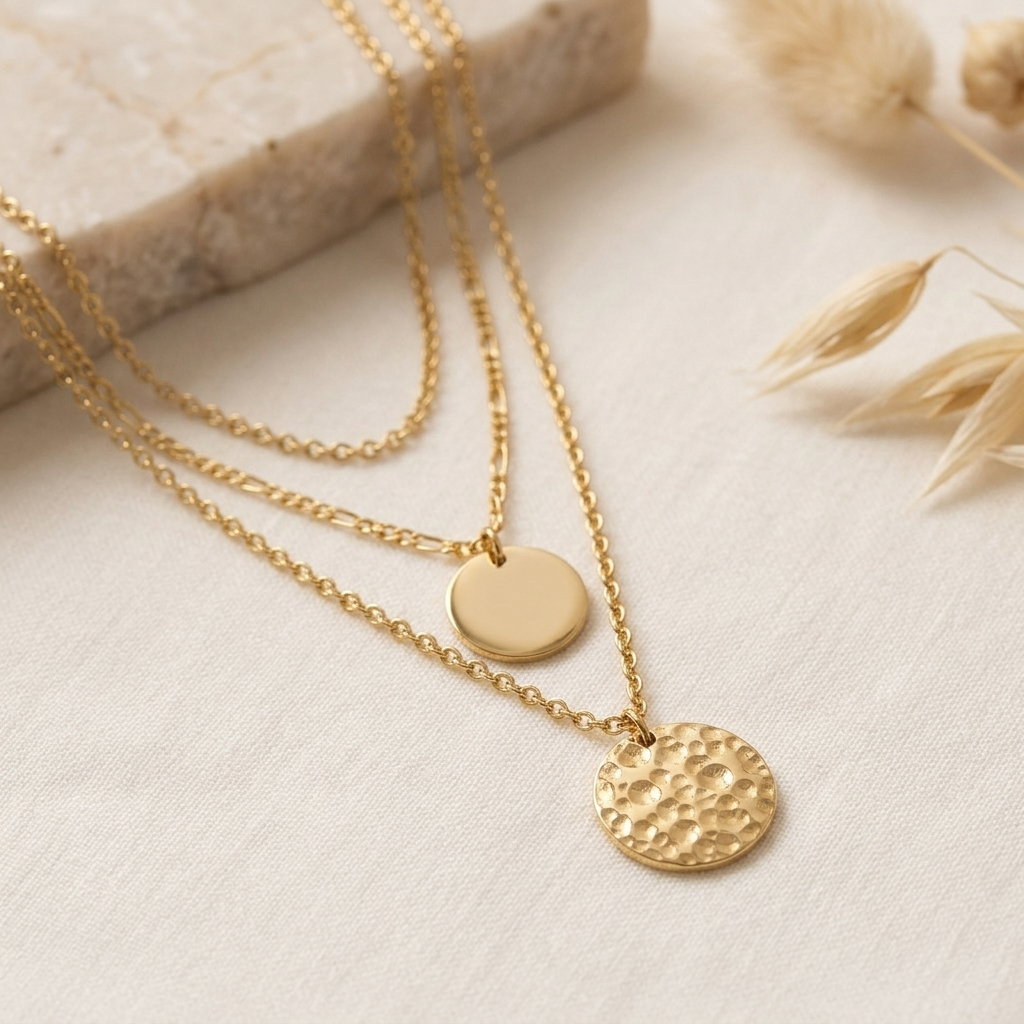 Set tří náhrdelníků SERAPHINA Gold