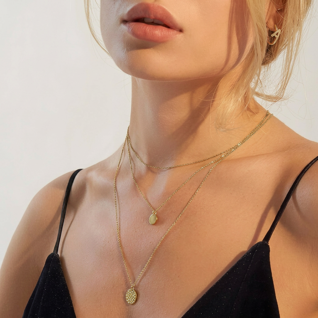 Set tří náhrdelníků SERAPHINA Gold