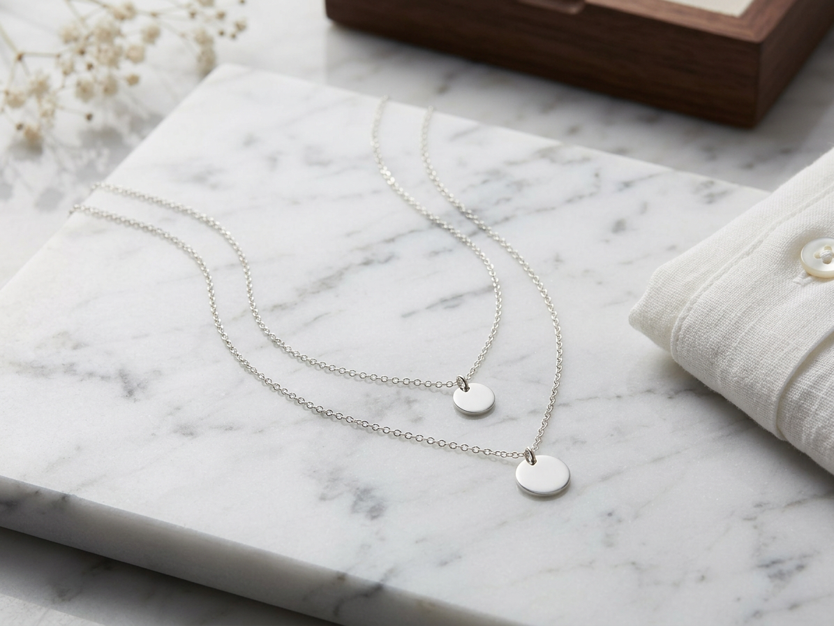 Set náhrdelníků ADRIENNE Silver