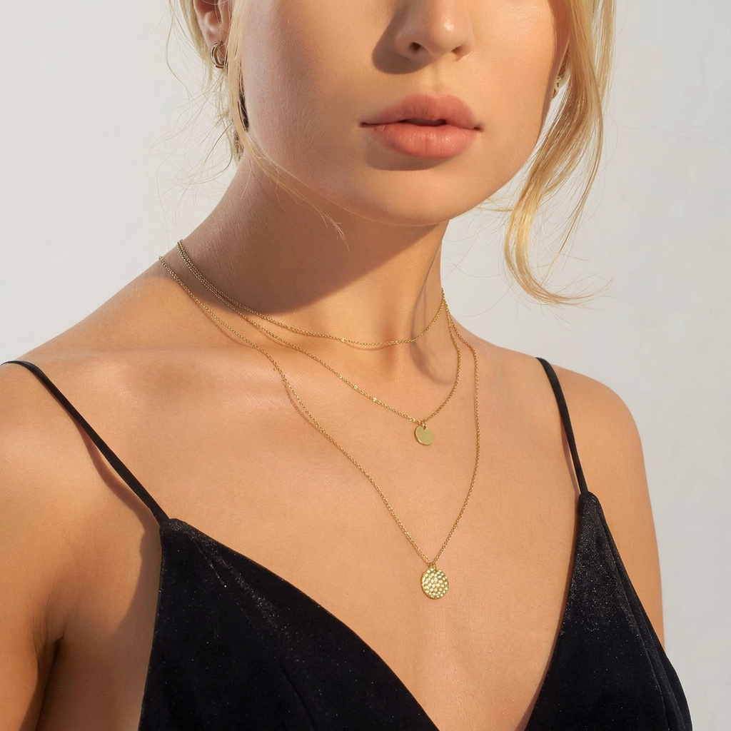 Set tří náhrdelníků SERAPHINA Gold