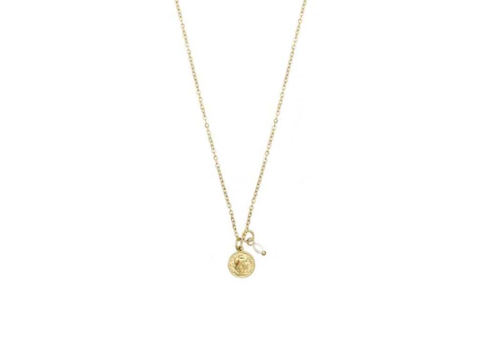 Náhrdelník Little Coin & Pearl Gold