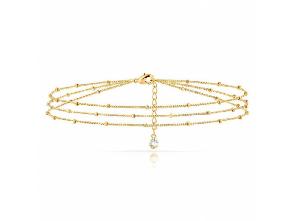 Trojitý náramek SATELLITE Gold