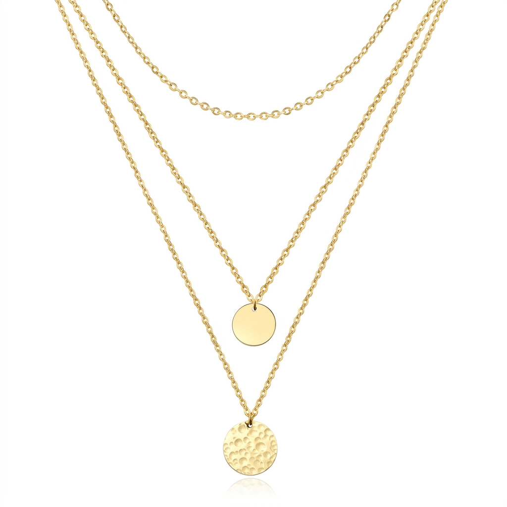Set tří náhrdelníků SERAPHINA Gold
