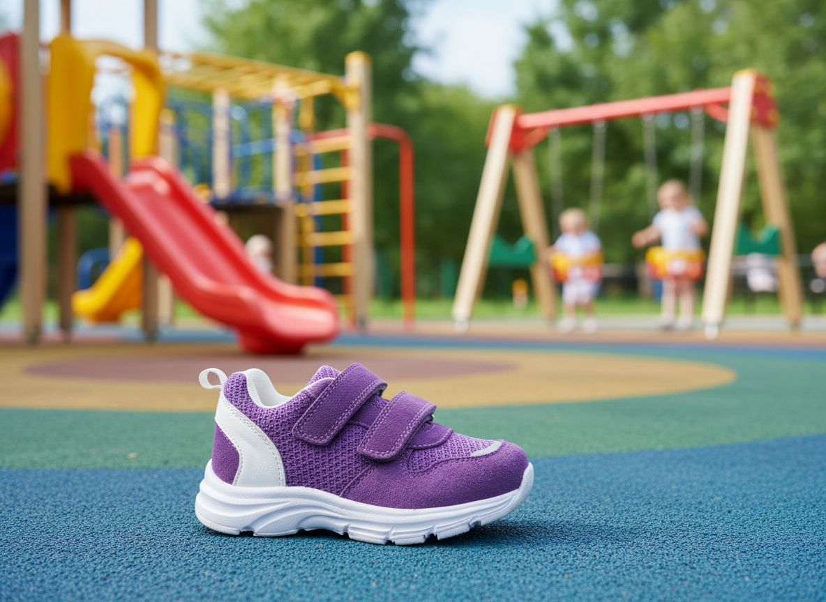 Protetika - Detské prechodné topánky ANDY PURPLE