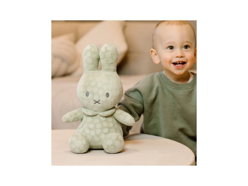 Little Dutch Králiček Miffy Green Flower 20 cm