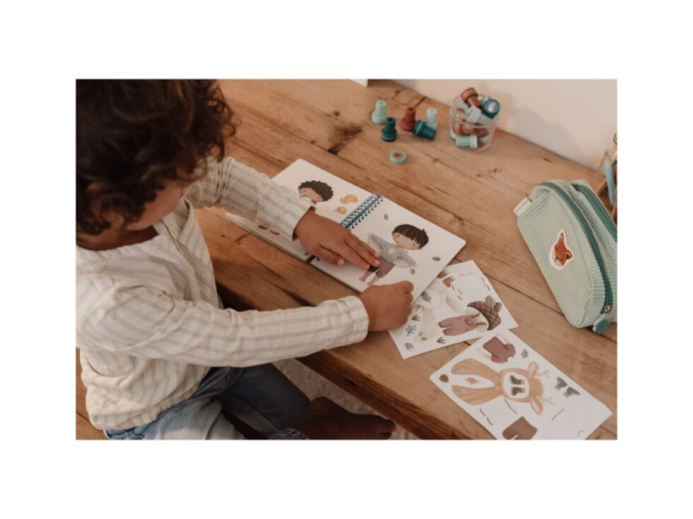 Little Dutch Kniha so samolepkami Forest Friends