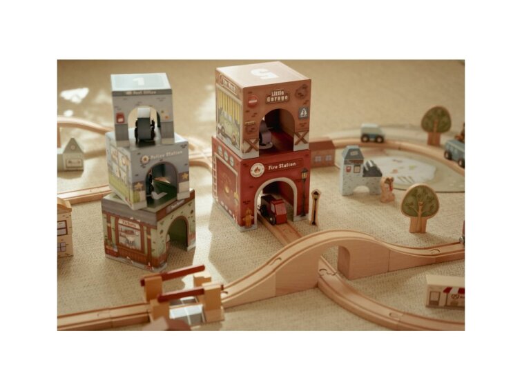 Little Dutch Kocky stohovacie s autíčkami