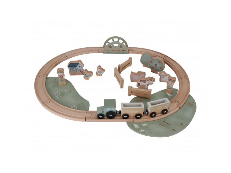 Little Dutch Vláčikodráha drevená Farma