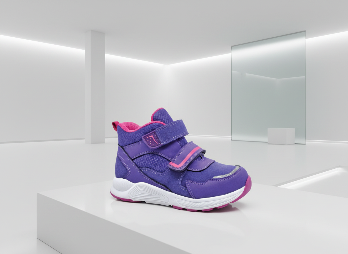 Protetika - Detské prechodné topánky ALYSA PURPLE