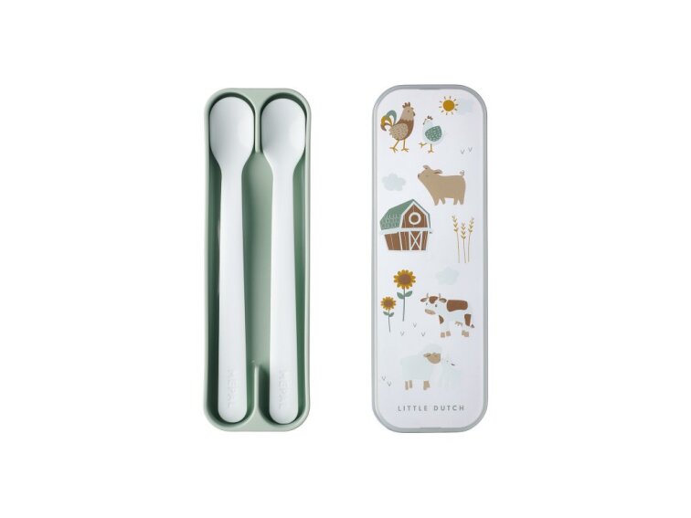 Little Dutch Lyžičky 2 ks s puzdrom