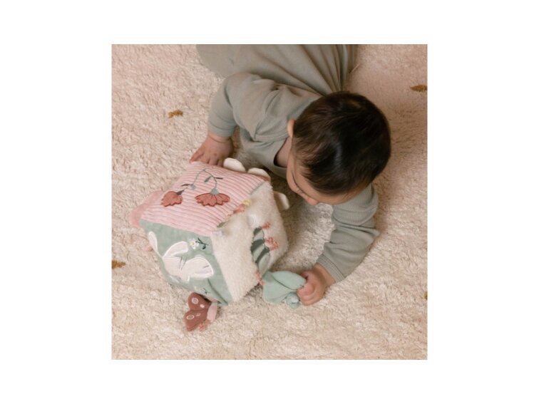 Little Dutch Kocka textilná s aktivitami