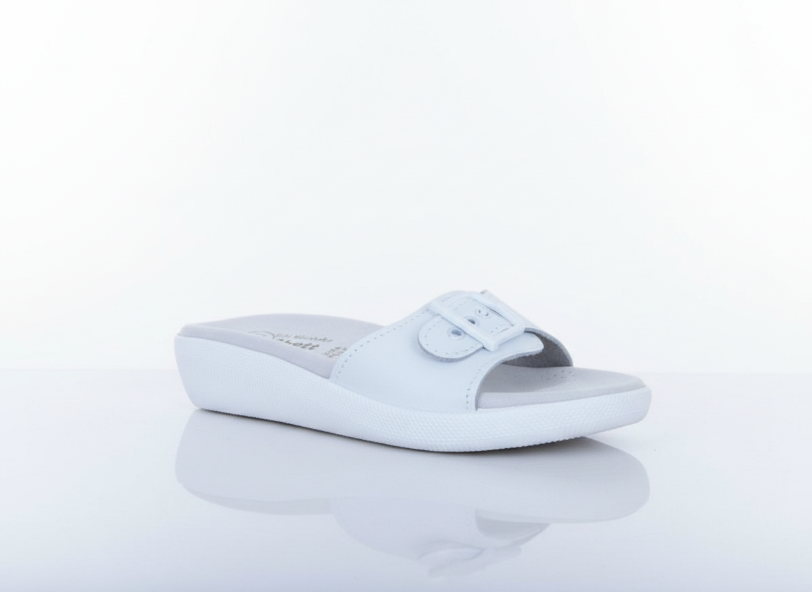 Protetika - Dámska zdravotná pracovná obuv PELLE 1. prac. Biela