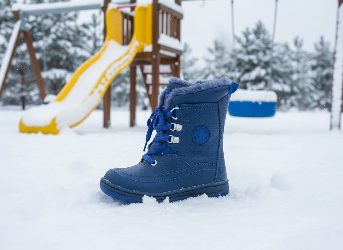 Protetika - Detské zimné topánky BORY BLUE