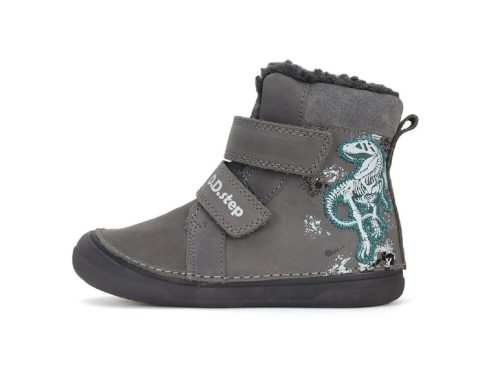 D.D. Step - Detské zimné topánky Dragon Grey- W078-328M