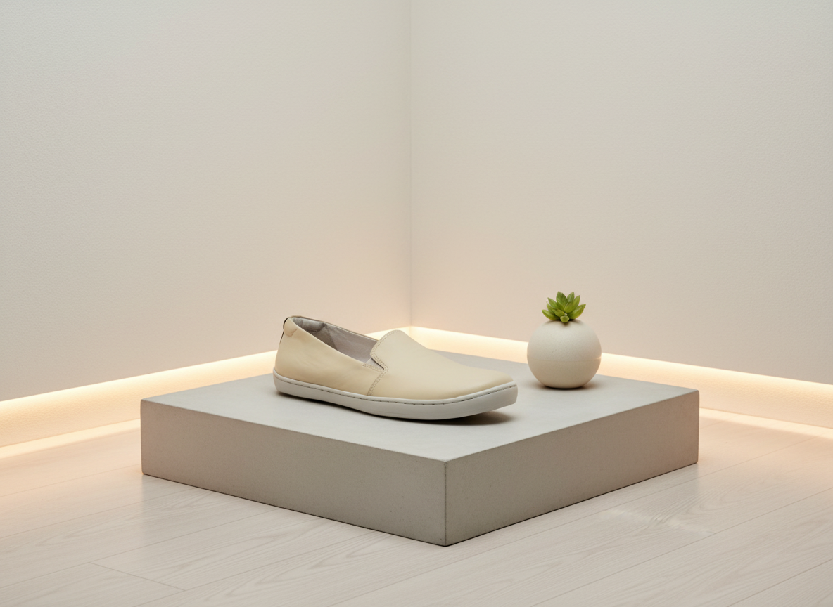 Protetika - Dámske barefoot topánky LADA BEIGE
