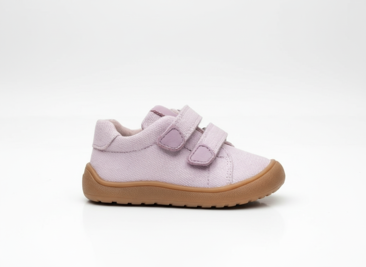 Protetika - Detské dievčenské barefoot topánky KORO LILA