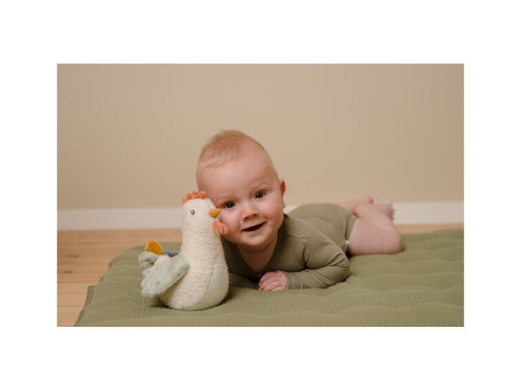 Little Dutch Hojdacia plyšová sliepočka Farma