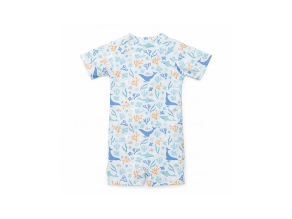 Little Dutch Plavky krátky rukáv Ocean Dreams Blue