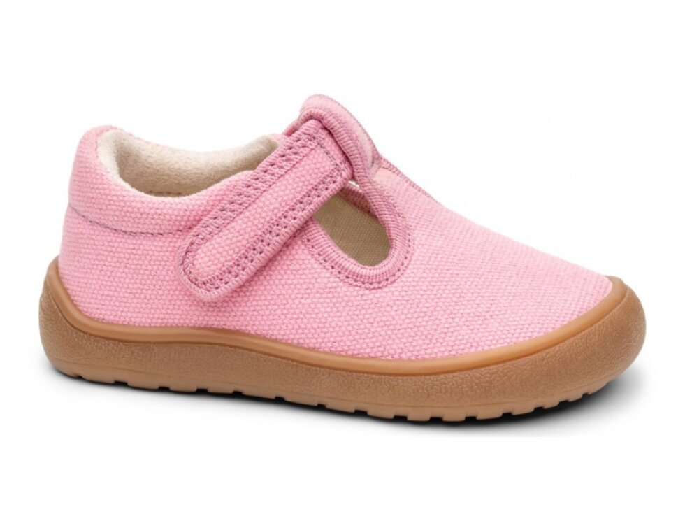 Protetika - Detské dievčenské barefoot topánky KIRBY OLD PINK