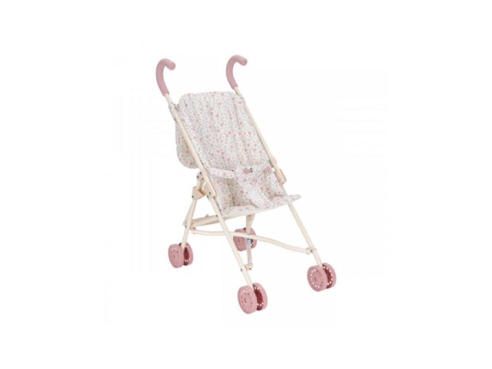 Little Dutch Kočík pre bábiky golfky skladací Soft Flowers