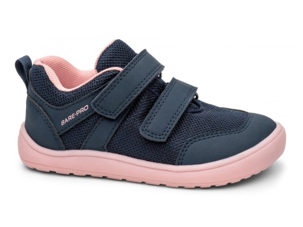 Protetika - Detské dievčenské barefoot topánky NOLAN PINK
