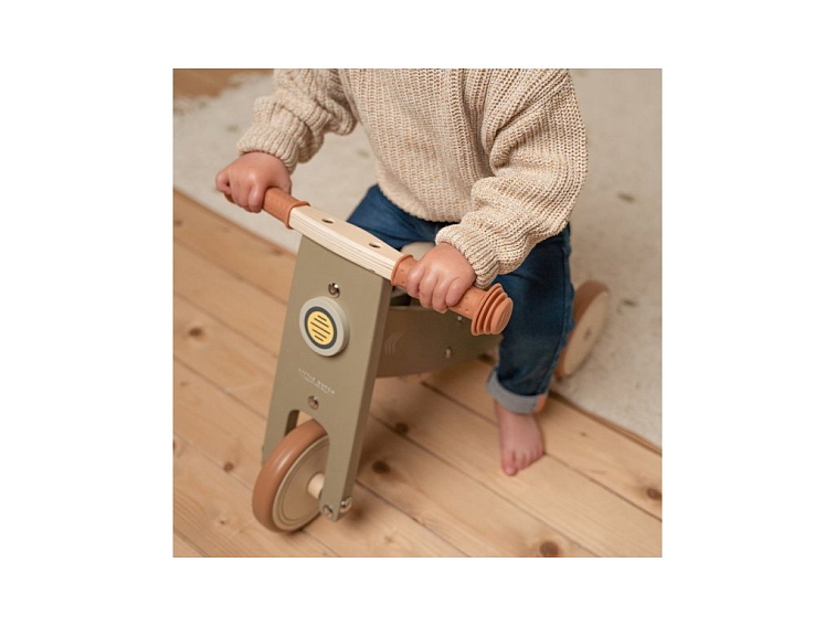 Little Dutch Odrážadlo trojkolka drevená