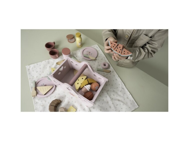 Little Dutch Sada na piknik drevená