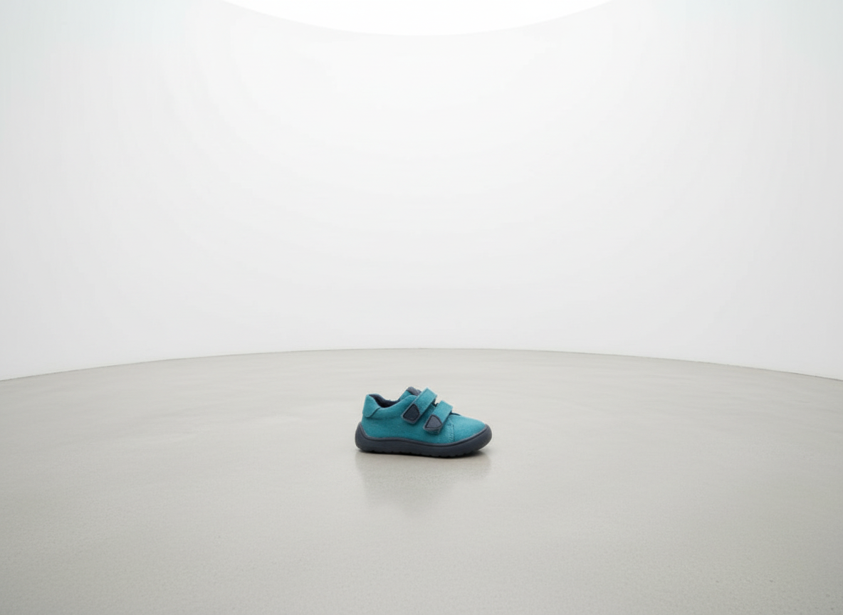 Protetika - Detské prechodné barefoot topánky KORO TYRKYS