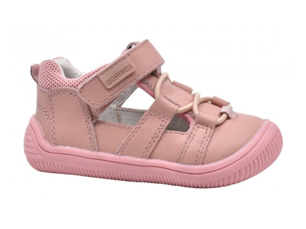 Protetika - Dievčenské barefoot sandálky KENDY NUDE