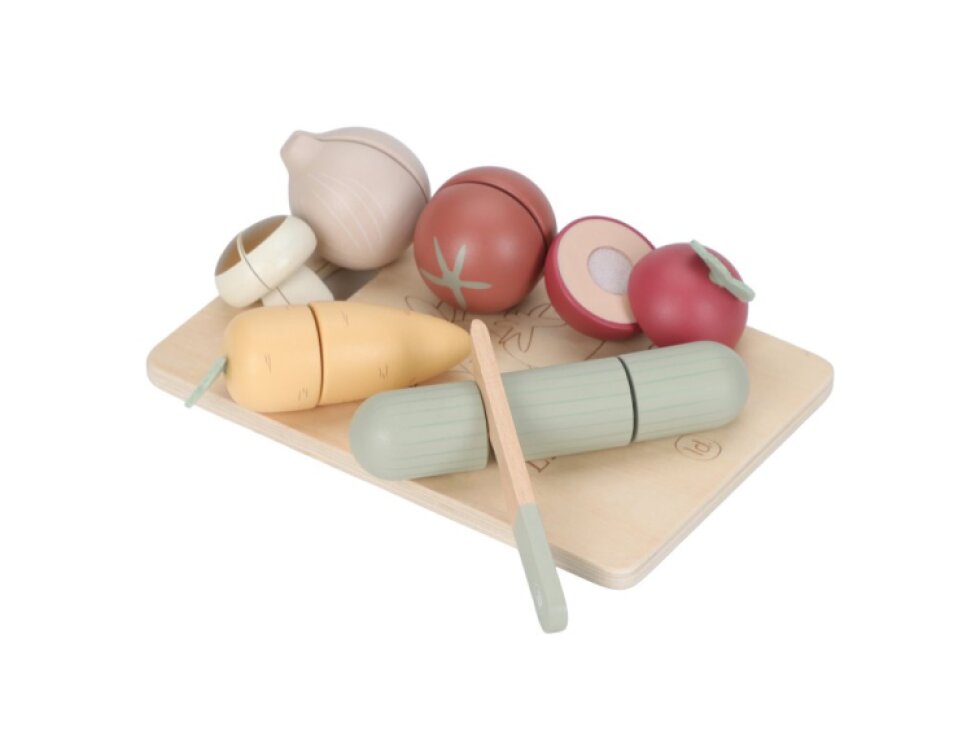 Little Dutch Krájacia zelenina drevená