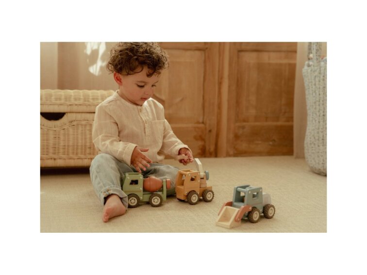 Little Dutch Nákladiak s miešačkou drevený
