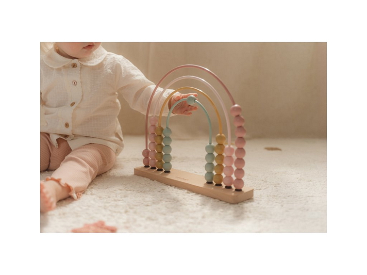 Little Dutch Počítadlo drevené dúha