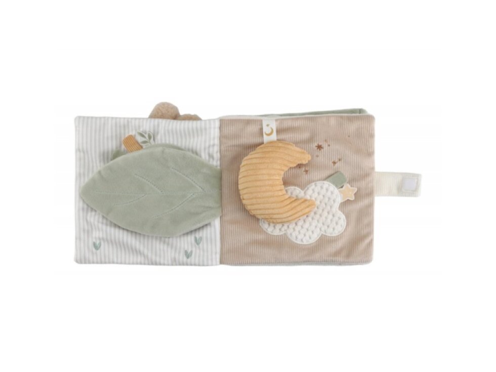 Little Dutch Textilná knižka s aktivitami Newborn Naturals