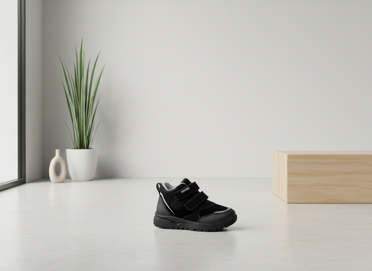 Protetika - Detské prechodné topánky NILS BLACK