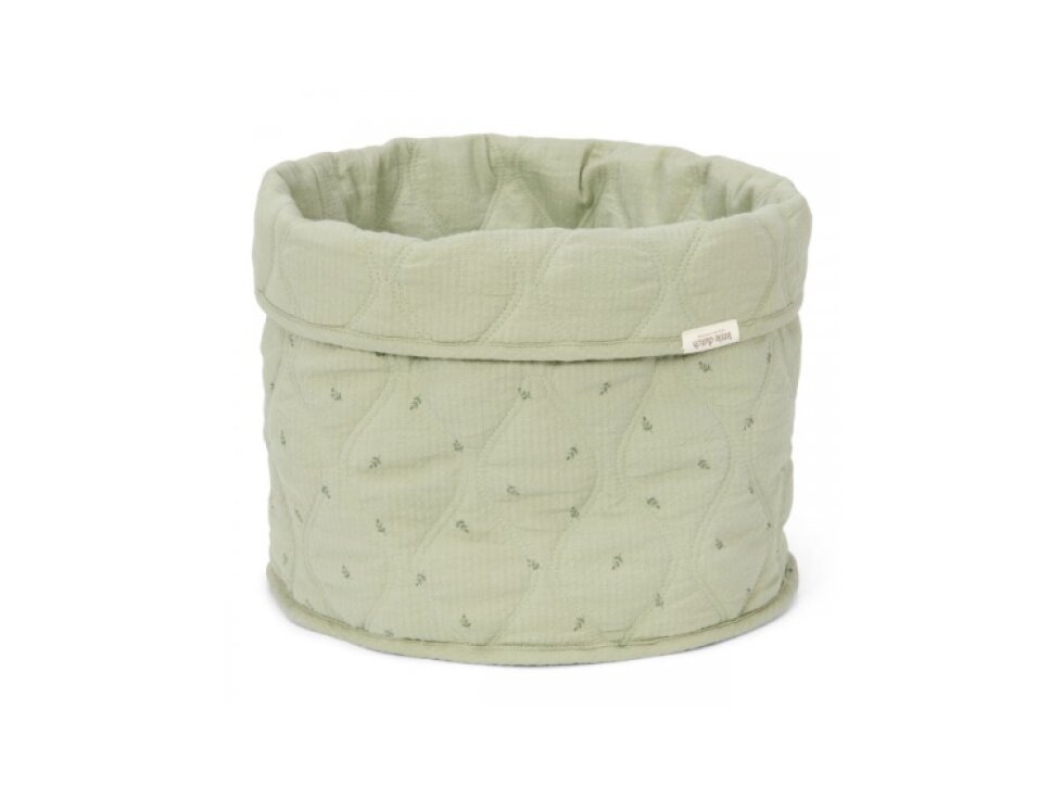 Little Dutch Košík textilný obojstranný veľký Pure Sage