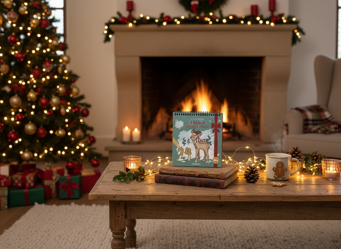 Little Dutch Adventný kalendár omaľovánky